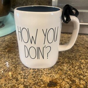 NWT Rae Dunn “HOW YOU DOIN'?" Friends Double-sided Mug